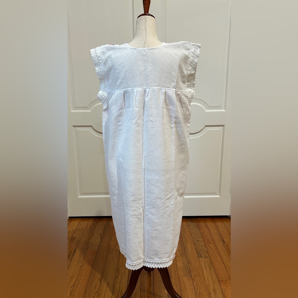 Paloma Embroidered Mexican Dress Is Made In Oaxaca - Picture 8 of 8